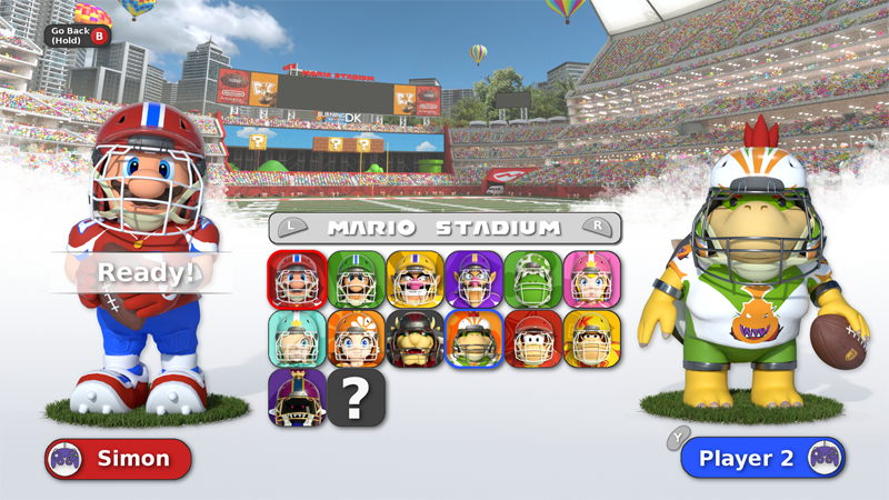 Illustration for article titled Nintendo Characters As Football Players